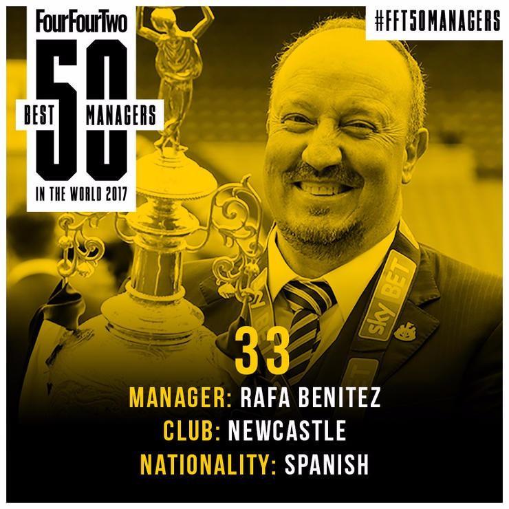<p>33. Rafa Benitez</p>
