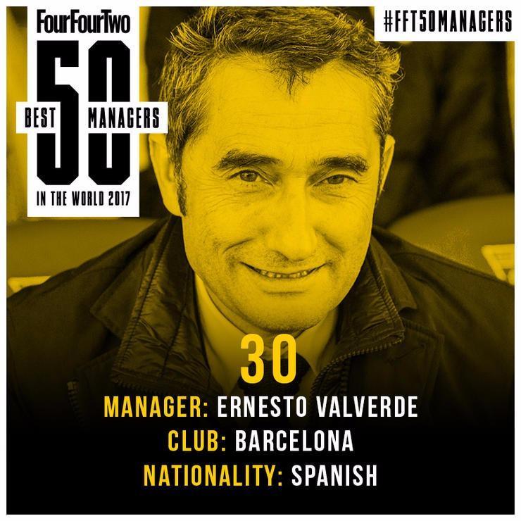<p>30. Ernesto Valverde</p>
