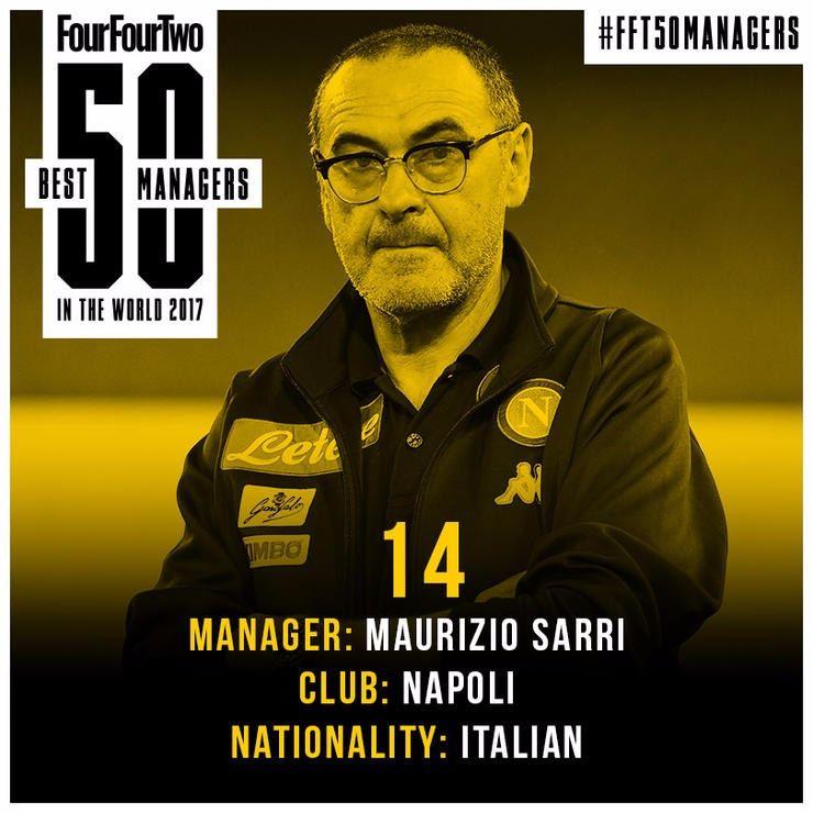 <p>14. Maurizio Sarri</p>
