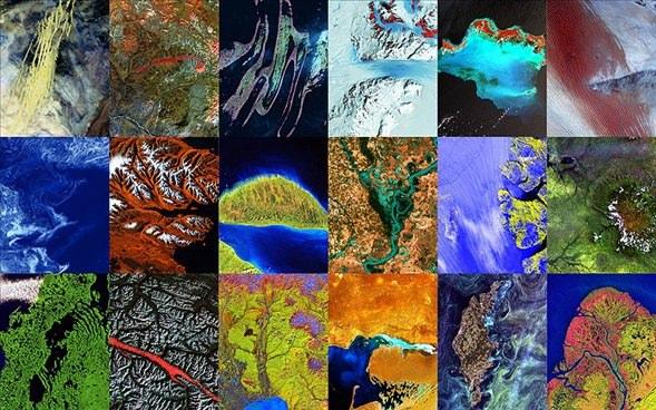 <p>ABD Jeoloji Araştırmaları Enstitüsü yeryüzünün en ilginç fotoğraflarını yayınladı. İlk bakışta tuvale püskürtülmüş boyalarla resimlere benzeyen bu fotoğrafların tamamı gerçek.</p>

<p> </p>
