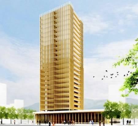 <p>Ahşap Gökdelen (Vancouver, ABD)</p>
