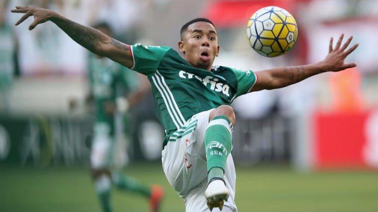 <p>64</p>

<p>Gabriel Jesus 19</p>

<p>Palmeiras</p>
