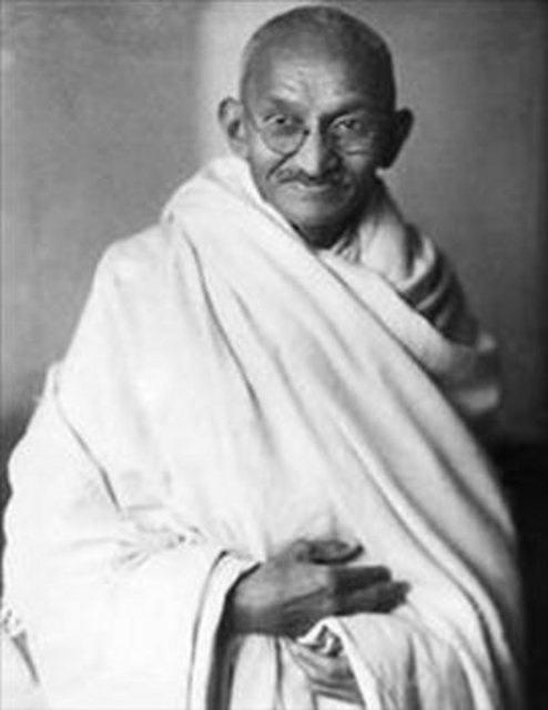 <p>Mohandas Karamchand Gandhi</p>