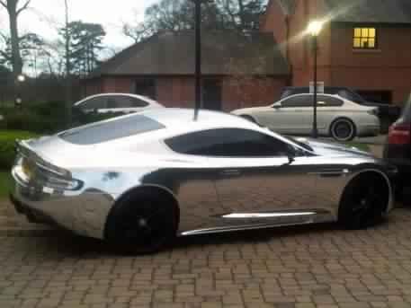 <p>Jermaine Pennant [Chrome Aston Martin DBS]</p>
