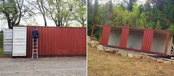 <p>Kanada'nın Mirabel şehrinde yaşayan Claudie Dubreuil bir gün kuru yük gemilerinde kullanılan metal konteynerları kullanarak hayallerindeki evi yapmaya karar verdi.. </p>

<p> </p>
