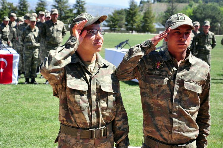 <p>Çankırı'da 18 engelli, "bir günlük temsili askerlik" uygulaması kapsamında yemin etti.</p>
