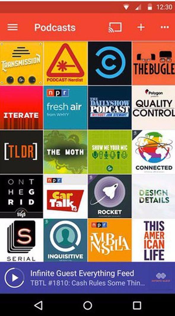 <p>Pocket Casts <br />
<br />
Kullanıcıların farklı podcast kanallarına abone olabilmelerine ve bu yayınları dinleyebilmelerine imkan sağlıyor.</p>
