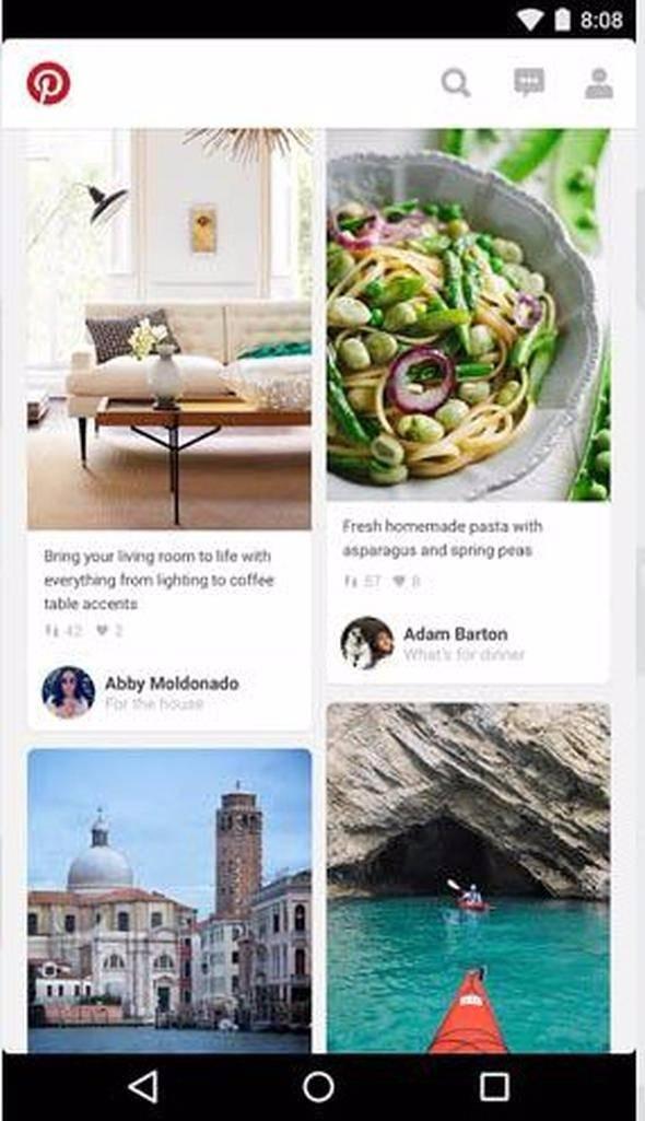 <p>Pinterest <br />
<br />
Yaratıcı fikirler keşfetmenize ve bunları saklamanıza yardımcı olan görsel bir yer işaretleme aracı.</p>
