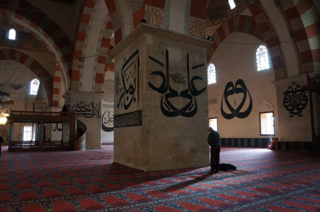 <p>Evliya Çelebi'nin seyahatnamesinde Edirne notlarının arasında Eski Cami'nin de bulunduğunu belirten Güneren, Evliya Çelebi'nin camiden, <strong>"Edirne'nin tam ortasında, bilginler topluluğu ve ayanın bulunduğu yerde inşa edilmiş muazzam bir camidir"</strong> diye söz ettiğini ifade etti. </p>