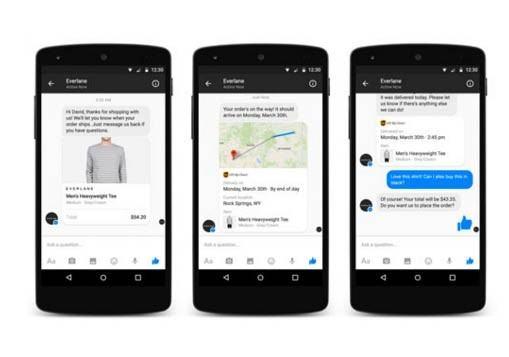 <p>MARKALARLA KONUŞUN</p>

<p>Diyelim aldığınız bir üründen memnun kalmadınız veya gitmek istediğiniz restoranın adresini bulamıyorsunuz. Facebook Messenger’da markalarla da online olarak konuşabilirsiniz.</p>
