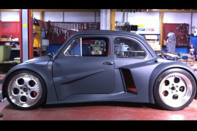Lamborghini Murcielago motoru ilk jenerasyon Fiat 500'e yerleştirilirse ortaya böyle sıradışı bir otomobil çıkar.