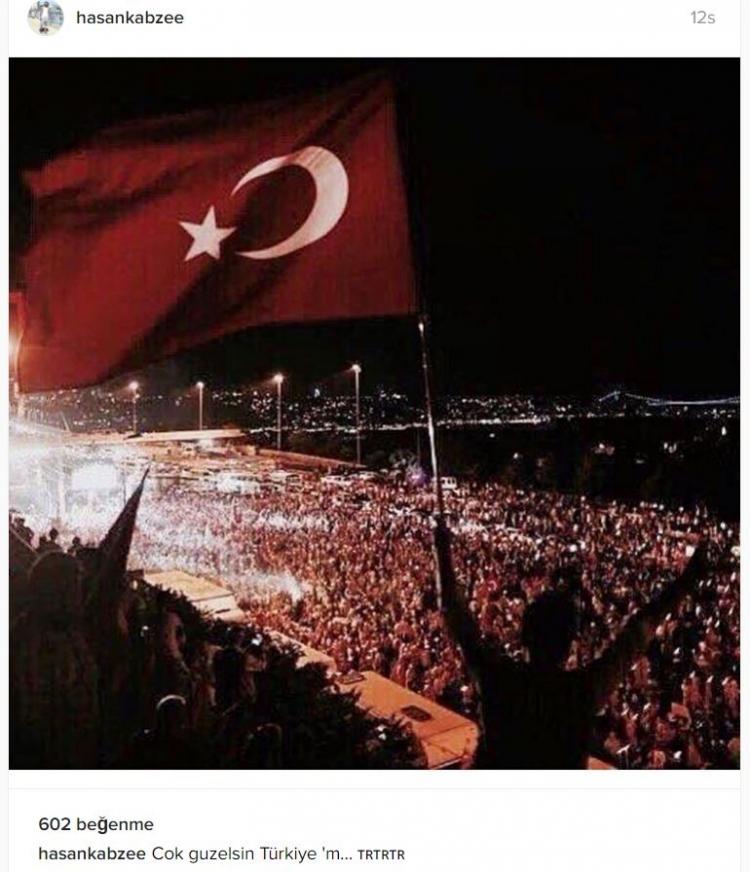 <p>Hasan Kabze: Çok güzelsin Türkiyem...</p>
