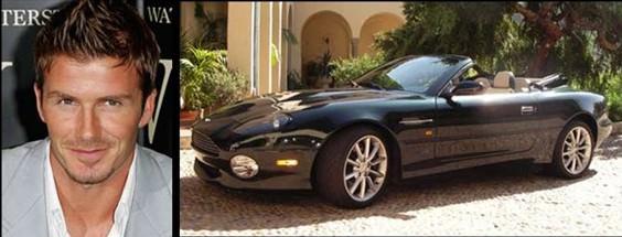  David Beckham - Aston Martin DB7 