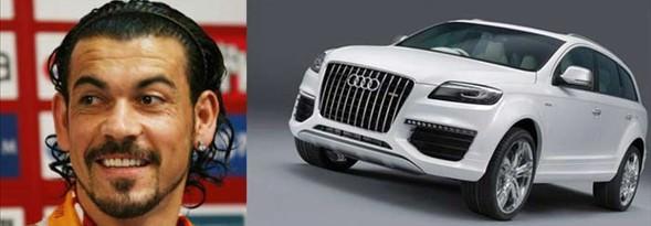 Milli futbolcumuz Servet Çetin, Audi Q7 marka otomobili kullanıyor.