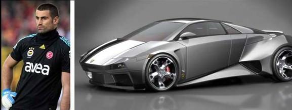 Volkan Demirel'in Lamborghinisi.