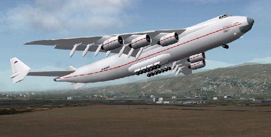 Şimdi de kargo taşımacılığında kullanılan An-225, 84 metre uzunluğunda ve 18.1 metre yüksekliğinde. Uçağın boş ağırlığı 285 ton. An-225, 250 ton yükle havalanabiliyor.