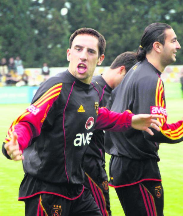 <p>Galatasaray antremanında Ribery... 2005</p>
