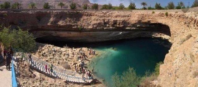 <p>Bimmah Sinkhole, Oman</p>
