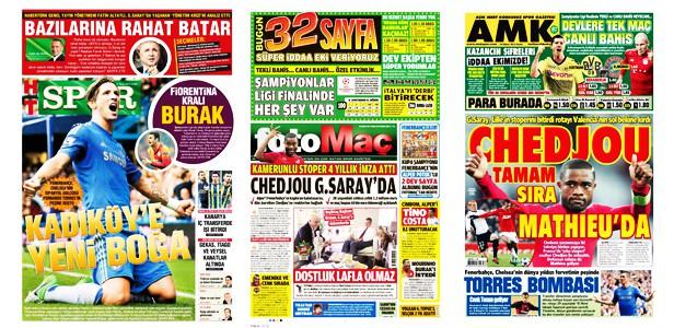 <p>Spor gazetelerinin 24.05.2013 tarihli gazete manşetleri..</p>
