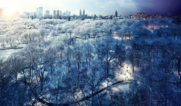 <p><strong>Central Park karlar altında, New York</strong></p>
