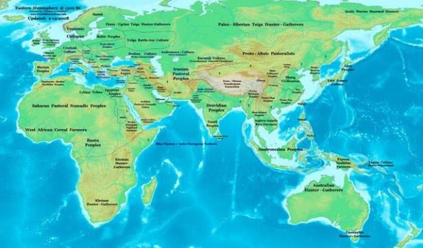 <p>Dünya haritasının bu değişimine inanamayacaksınız. Savaşlar, keşifler, göçler... Dünya haritası geçmişten günümüze sürekli olarak bir değişim yaşadı. O değişime çok yakından bakın... </p>

<p>M.Ö. 1300</p>
