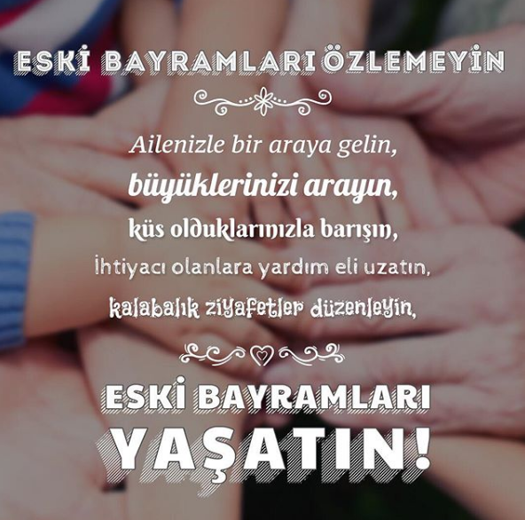 <p><strong>Kenan Doğulu</strong></p>

<p>Hepimize neşeli, sağlıklı bayramlar! / Happy Holiday!</p>
