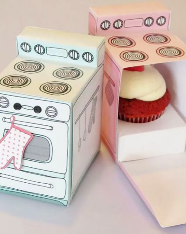 <p>Ambalajı ile her daim tazecik cupcake'ler.</p>
