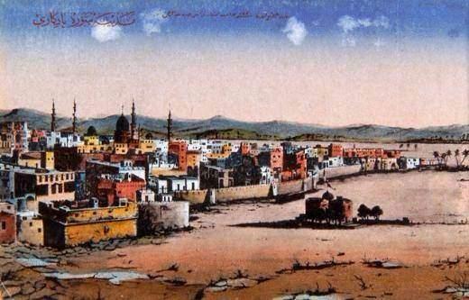 <p>1908 yılında Medine'den atılan bir kartpostal.</p>