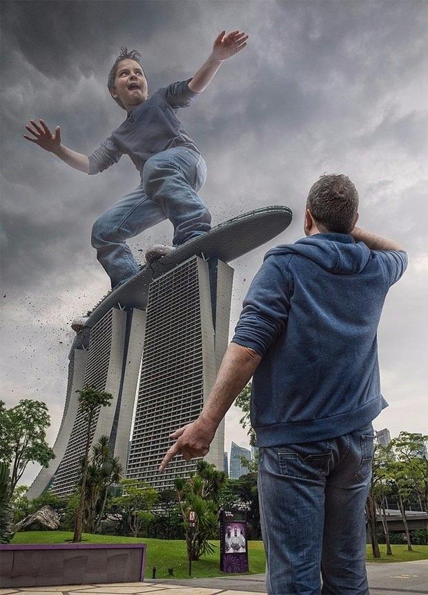 <p>İşyerindeki yeteneklerini oğlunun mutluluğu için harcayan Hollandalı grafiker baba, oğlunu photoshop'layarak süper kahramanlara taş çıkaracak yeteneklerle donattı.</p>
