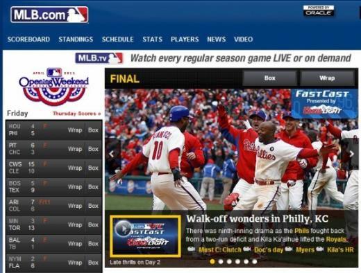 10- MLBAM ABD Ulusal Beyzbol Ligi’nde oynayan kulüp sahiplerinin ortaklaşa kurdukları Major League Baseball Advanced Media (MLBAM) ligin internet ve interaktif ayağı. Kullanılan ileri teknoloji ve altyapı nedeniyle ESPN ve CBS sports kanalları da yayın akışlarında siteden faydalanıyor. MLBAM marka değeri 420 milyon dolar.