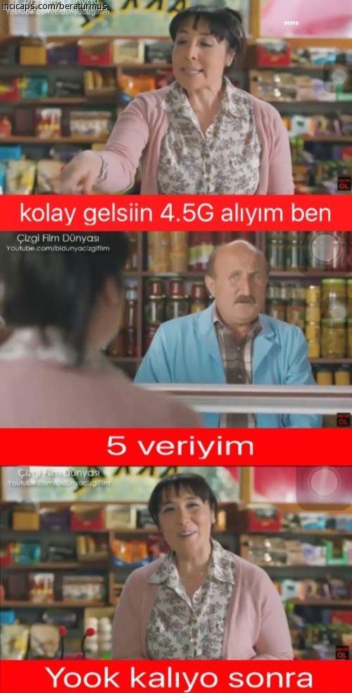 <p>Türkiye'nin 4.5G teknolojisine geçmesiyle capsler de sosyal medyada yerini buldu.</p>