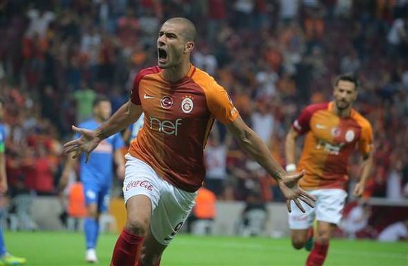 <p>Eren Derdiyok attığı muhteşem golden sonra büyük sevinç yaşadı.</p>