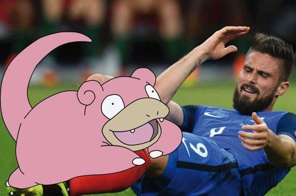 <p>Olivier Giroud - Slowpoke</p>