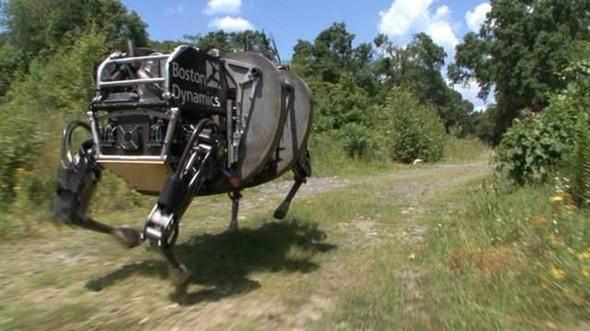 <p>"Wildcat" diğer 4 ayaklı robotların aksine kendi güç kaynağını üstünde taşır ve stabilizatör kullanmadan muhteşem bir şekilde dengesini sağlayabilmektedir.</p>

<p> </p>

