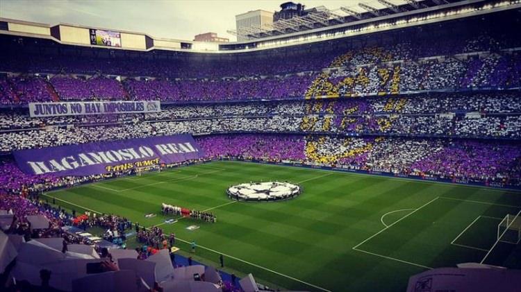 <p>Real Madrid Şampiyonlar Ligi yarı finalinde Manchester City'i 1-0'la geçerken Madridli taraftarlarda yaptıkları şovla ile takımalarına destek verdi.</p>
