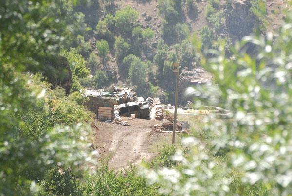 <p><strong>Önceki yıllarda şehit verdiğimiz Dağlıca Yeşiltepe Karakolu</strong></p>
