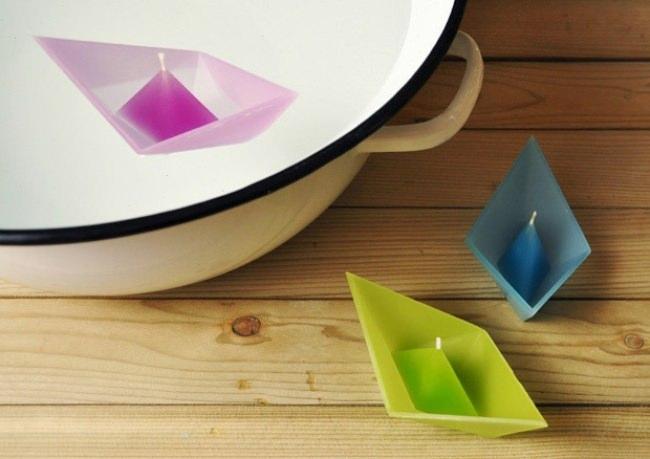 <p>Origami tekne mumları</p>
