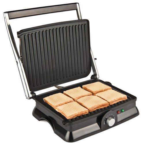 <p>Aynı anda 6 adet tost yapabilme kapasitesi, yağ toplama haznesi ve 10 kademeli ısı ayarı mevcut</p>