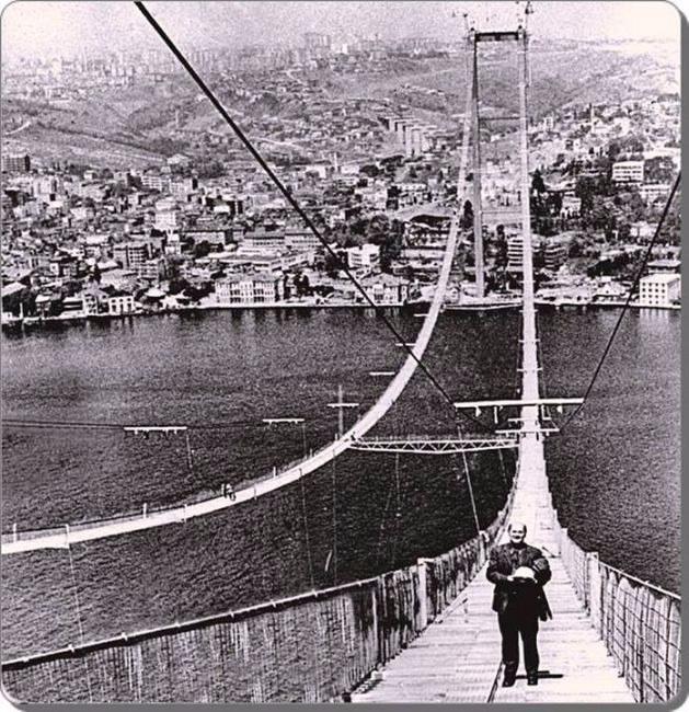 <p>Boğaziçi Köprüsü inşaatı - 1972</p>
