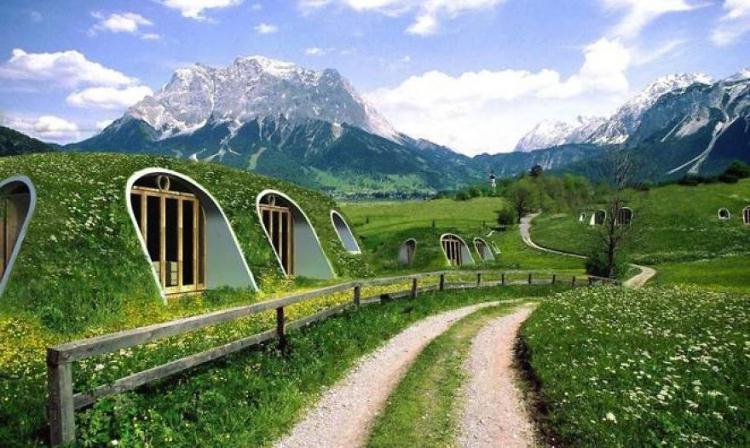 <p>Siz de<strong> kendinize bir hobbit köyü </strong>inşa etmek istemez misiniz?</p>
