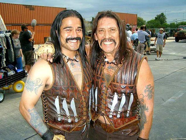 <p>Danny Trejo ve İkiz Dublörü Norman Mora (Machete)</p>
