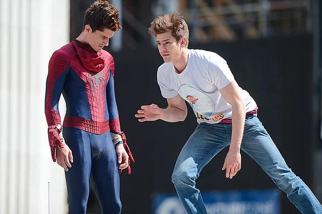 <p>Andrew Garfield ve İkiz Dublörü William R. Spencer (The Amazing Spider-Man 2)</p>
