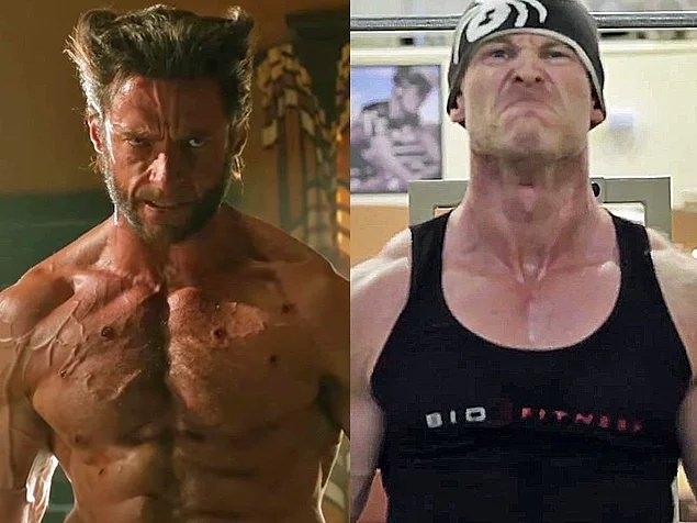 <p>Hugh Jackman ve İkiz Dublörü Richard Bradshaw (X-Men: Days of Future Past)</p>
