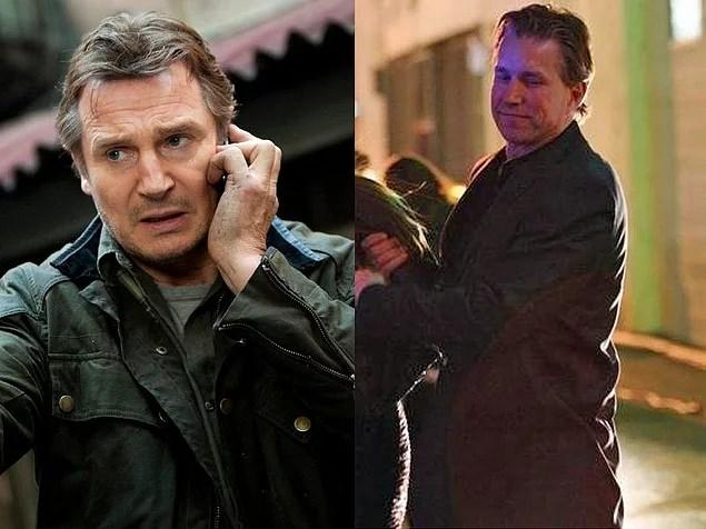 <p>Liam Neeson ve İkiz Dublörü Mark Vanselow (Gunshy)</p>
