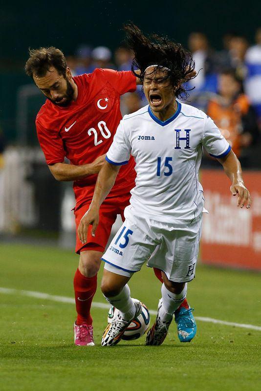 Honduras-Türkiye maçından kareler