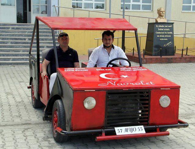<p>Sinop Üniversitesi Meslek Yüksekokulu Makine ve Metal Teknolojileri Bölümü 2. sınıf öğrencileri, sistem analizi dersi kapsamında bir araç yapmak istedi.</p>
<p> </p>