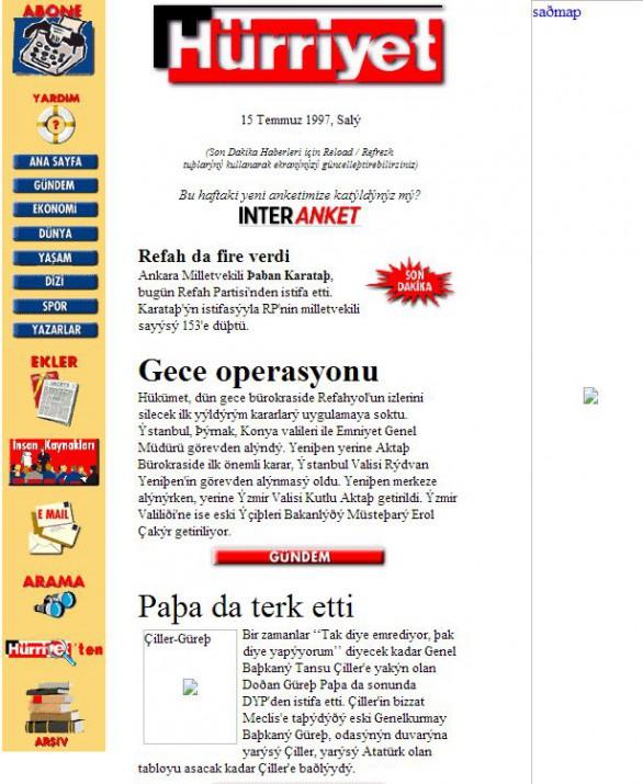 <p>Hürriyet (1997)</p>