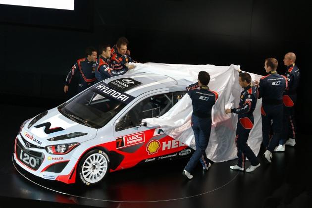 <p>2014'te Hyundai Shell World Rally Team adıyla FIA Dünya Ralli Şampiyonası'nda yarışacak olan Hyundai,</p>
