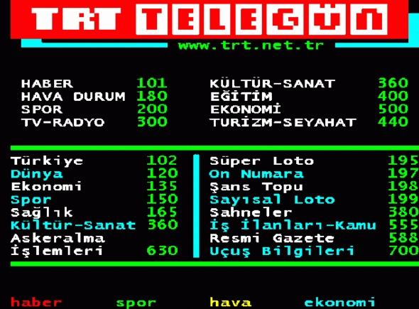 <p>Teletext...</p>

<p> </p>
