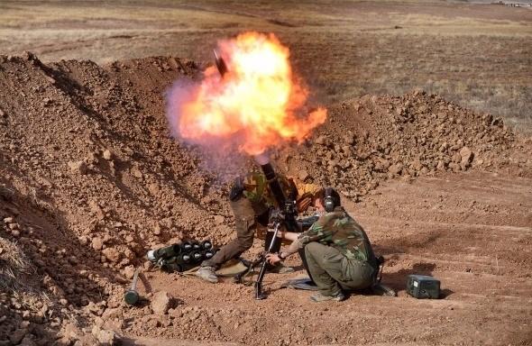 <p>Musul operasyonu kapsamında Irak`ta terör örgütü DEAŞ’e karşı Peşmerge güçleriyle birlikte çatışan Amerikan askeri İHA objektifleri tarafından görüntülendi.<br />
<br />
Fotoğraf: İsmail Coşkun</p>
